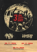 mini tour FACAN x HATERS - 3 Dny, 3 Koncerty, 3 Státy 